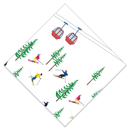 In Stock WH Paper Cocktail Napkin | Ski Resort - Bria Blair Creative