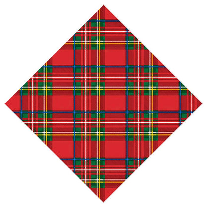 In Stock WH Paper Cocktail Napkin | Tartan Plaid - Bria Blair Creative