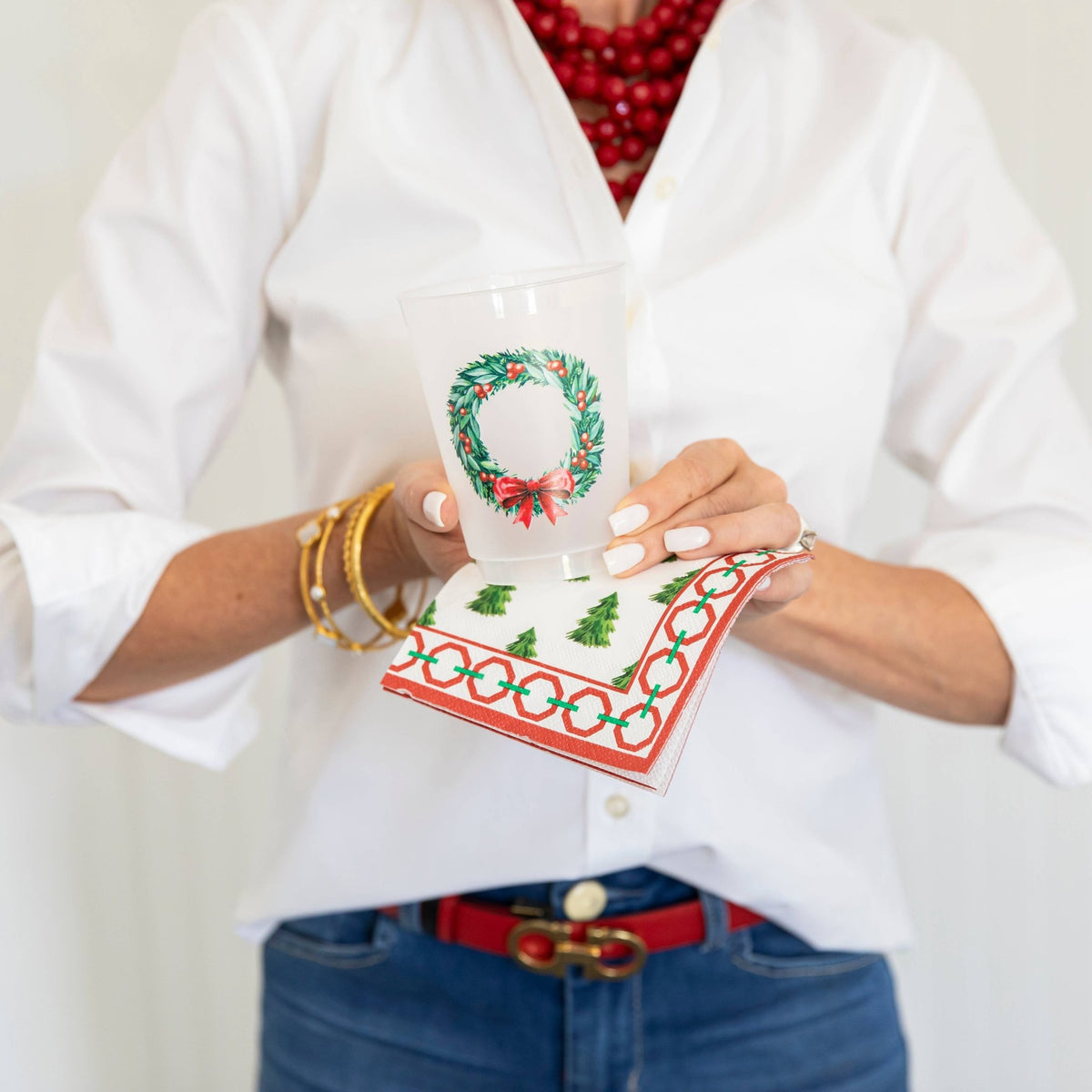 In Stock WH Paper Cocktail Napkins | Christmas Tree Farm: Default Title - Bria Blair Creative