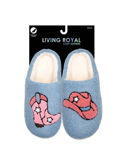 Indoor / Outdoor Slippers - Heart Eyes Happy Faces - Pink: M/L - Bria Blair Creative