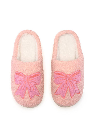 Indoor / Outdoor Slippers - Pretty Bows - Pink: M/L - Bria Blair Creative
