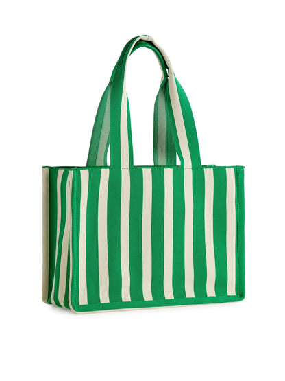 ISLA BOXY TOTE: NAVY - Bria Blair Creative