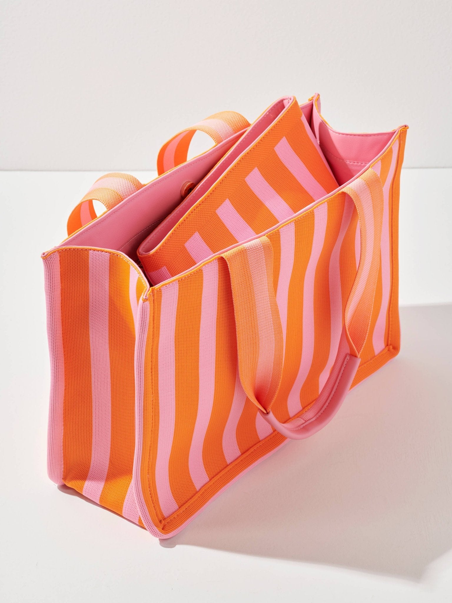ISLA BOXY TOTE: ORANGE - Bria Blair Creative