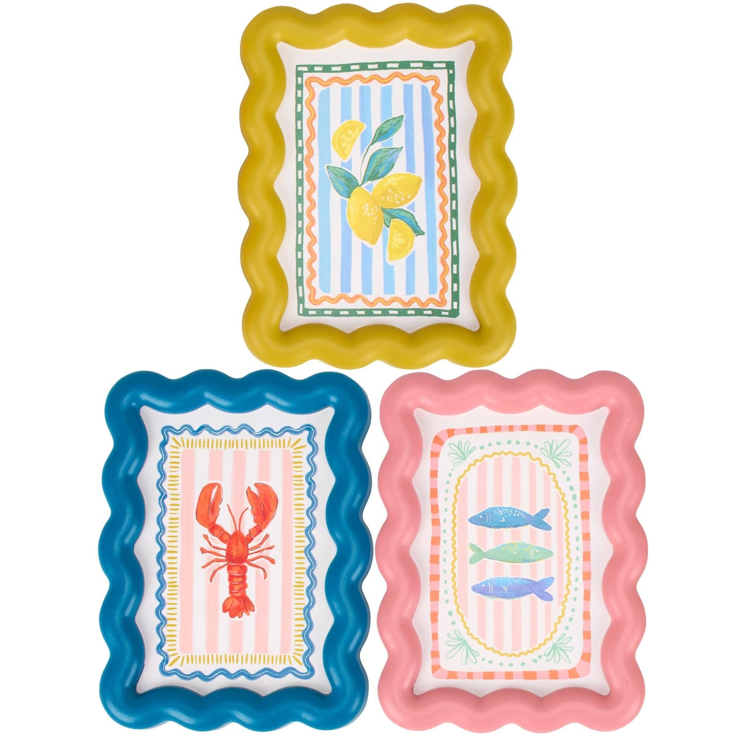 Italian Coastal Framed Art Set - Bria Blair Creative