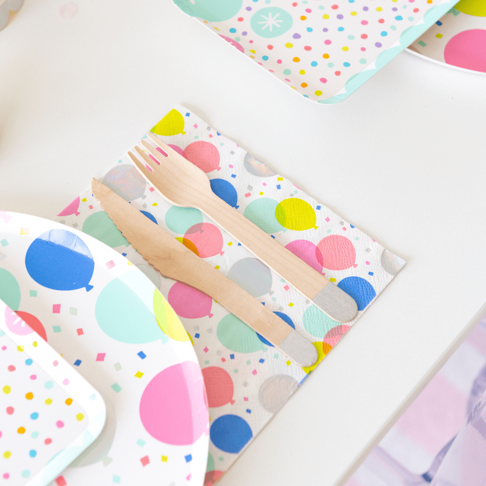 It's A Birthday Balloon Large Napkins - Bria Blair Creative