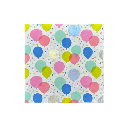 It's A Birthday Balloon Large Napkins - Bria Blair Creative
