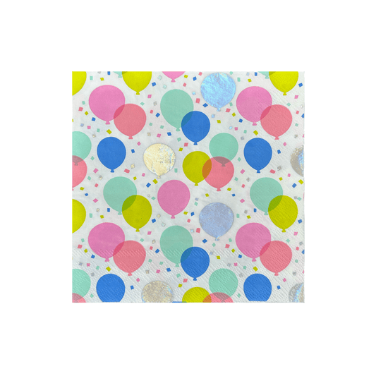 It's A Birthday Balloon Large Napkins - Bria Blair Creative