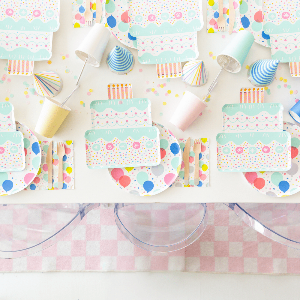 It's A Birthday Balloon Large Plates - Bria Blair Creative