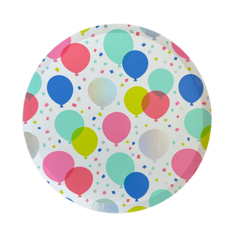 It's A Birthday Balloon Large Plates - Bria Blair Creative