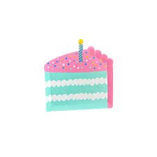 It's A Birthday Cake Slice Small Plates - Bria Blair Creative