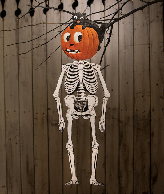 Jack & Cat Hanging Skeleton - Bria Blair Creative