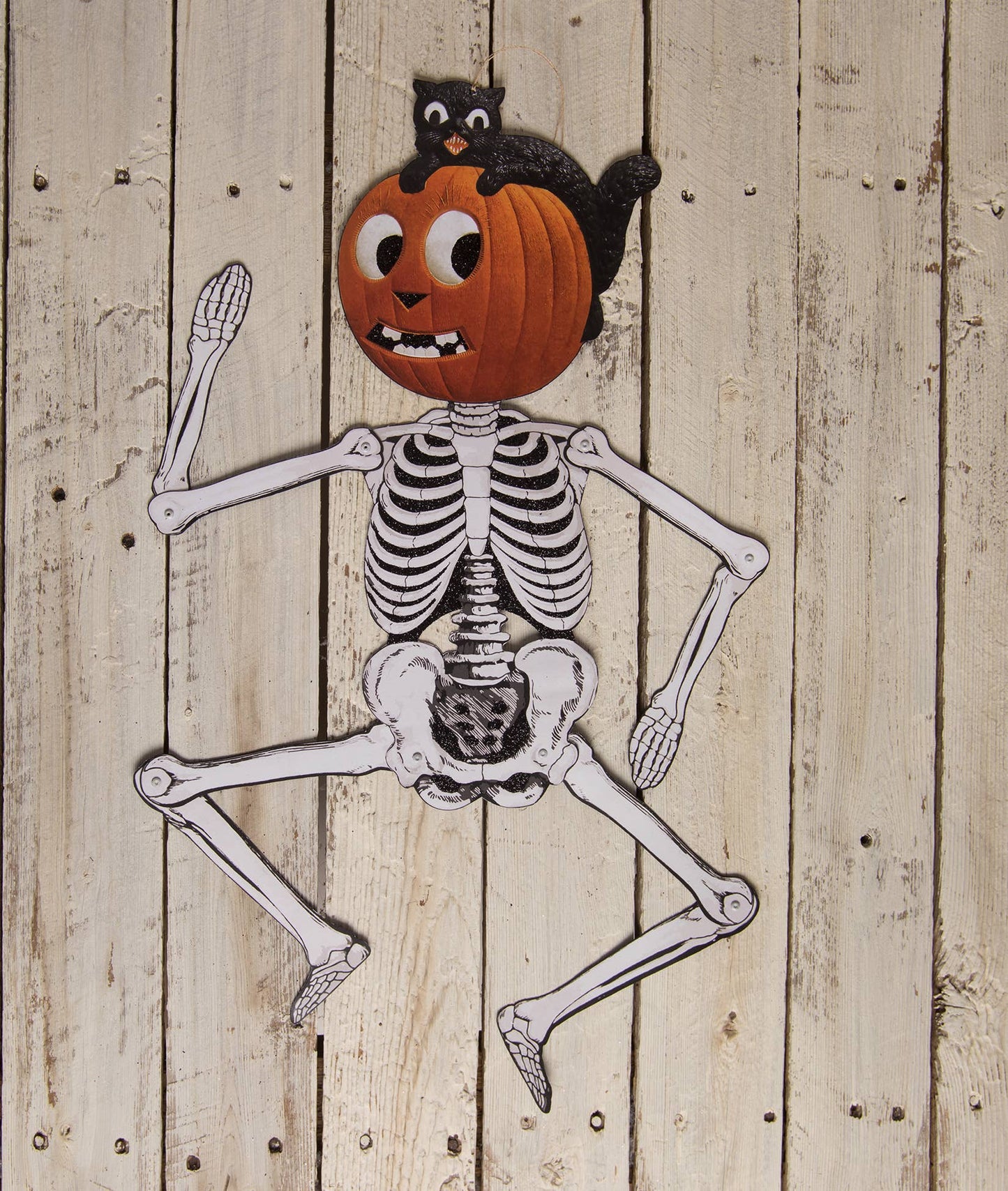 Jack & Cat Hanging Skeleton - Bria Blair Creative