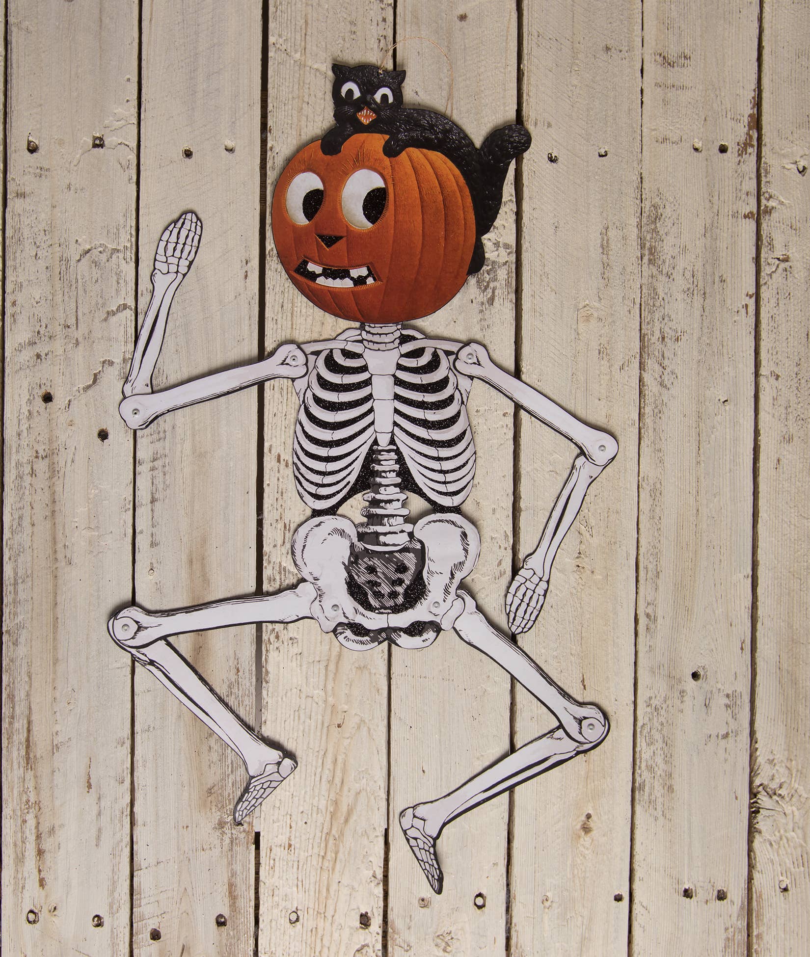 Jack & Cat Hanging Skeleton - Bria Blair Creative