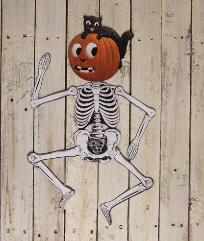 Jack & Cat Hanging Skeleton - Bria Blair Creative