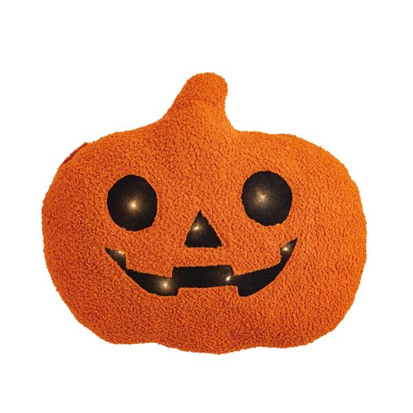 Jack - O - Lantern Led Pillow - Bria Blair Creative