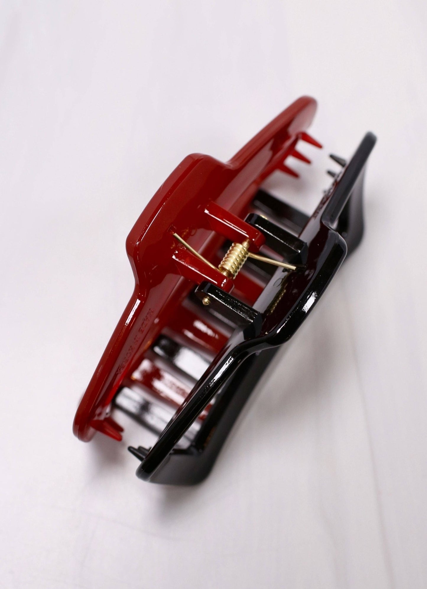 Jasmine Two Tone Hair Clip GARNET BLACK: Default - Bria Blair Creative