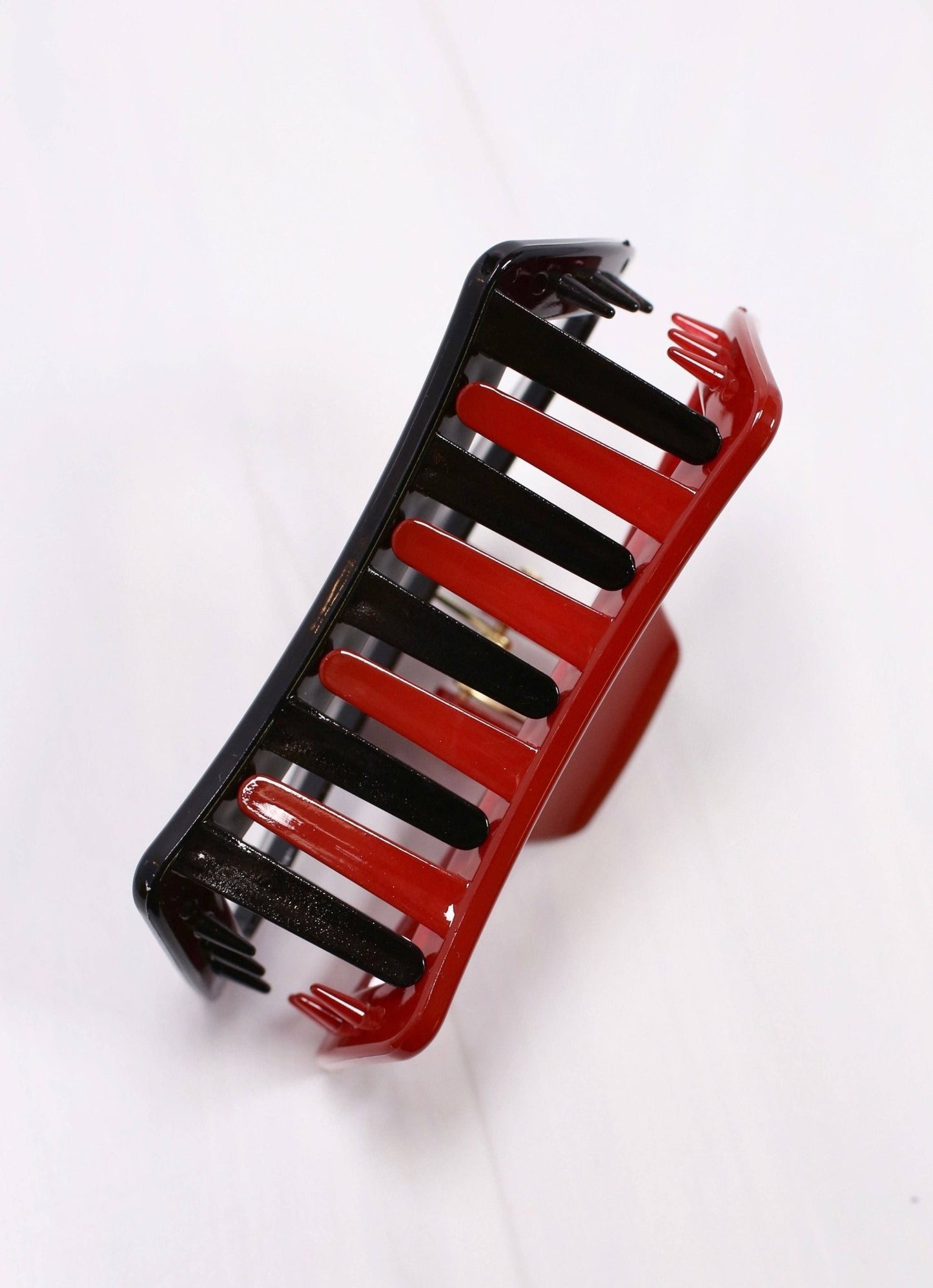 Jasmine Two Tone Hair Clip GARNET BLACK: Default - Bria Blair Creative