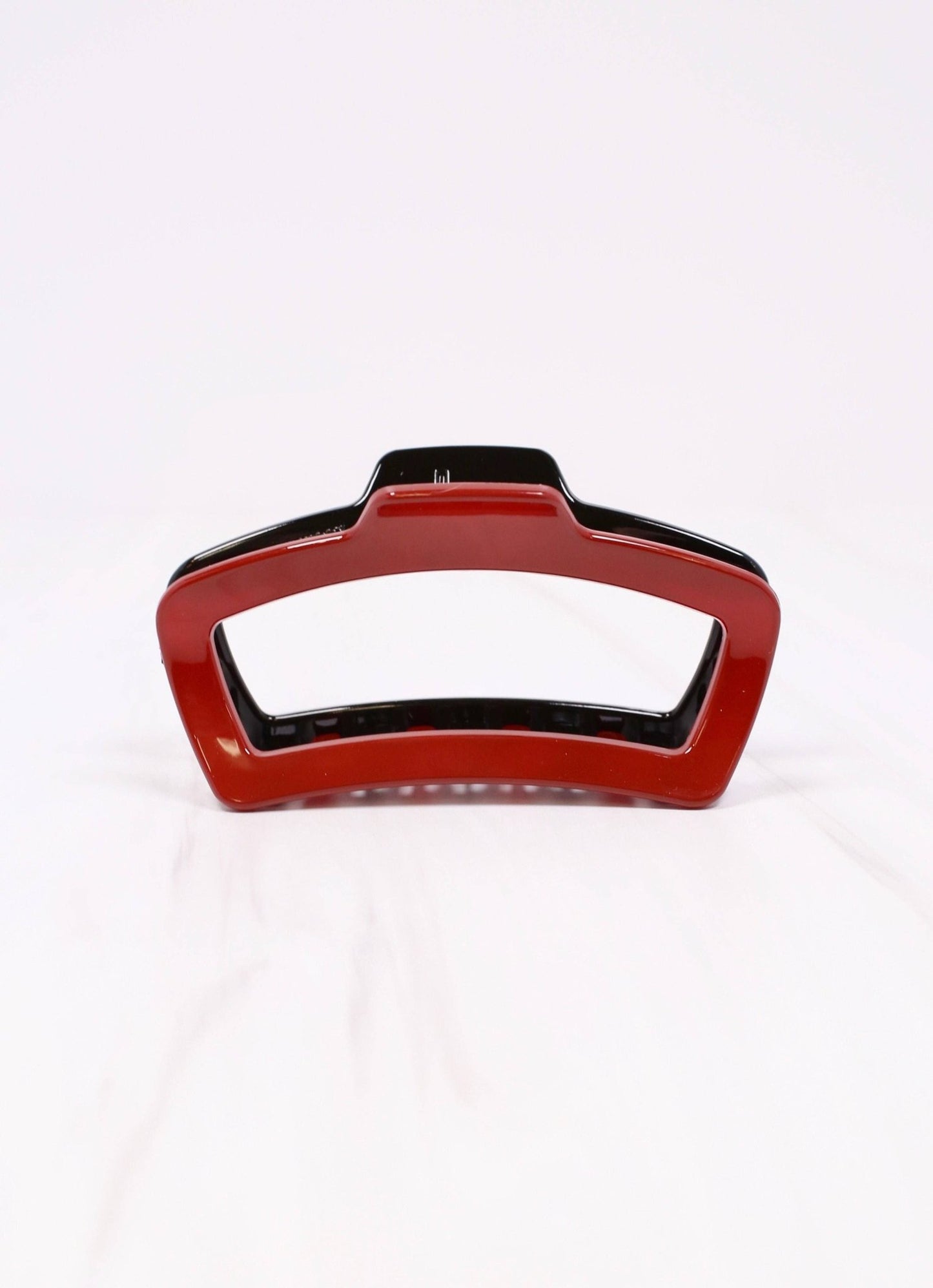 Jasmine Two Tone Hair Clip GARNET BLACK: Default - Bria Blair Creative