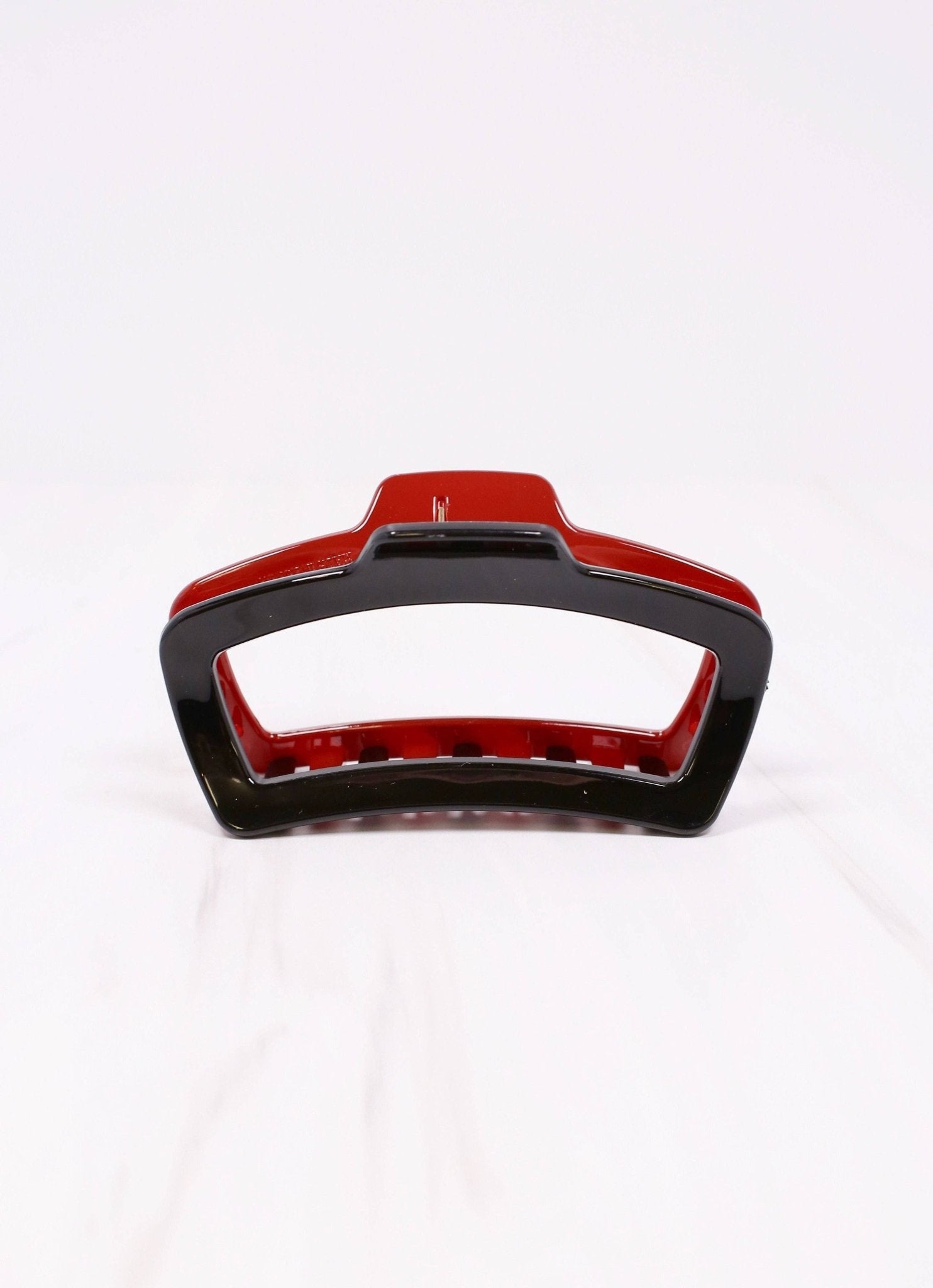 Jasmine Two Tone Hair Clip GARNET BLACK: Default - Bria Blair Creative