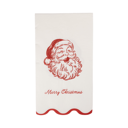 JOL1339 - Vintage Santa Merry Christmas Paper Dinner Napkins - Bria Blair Creative