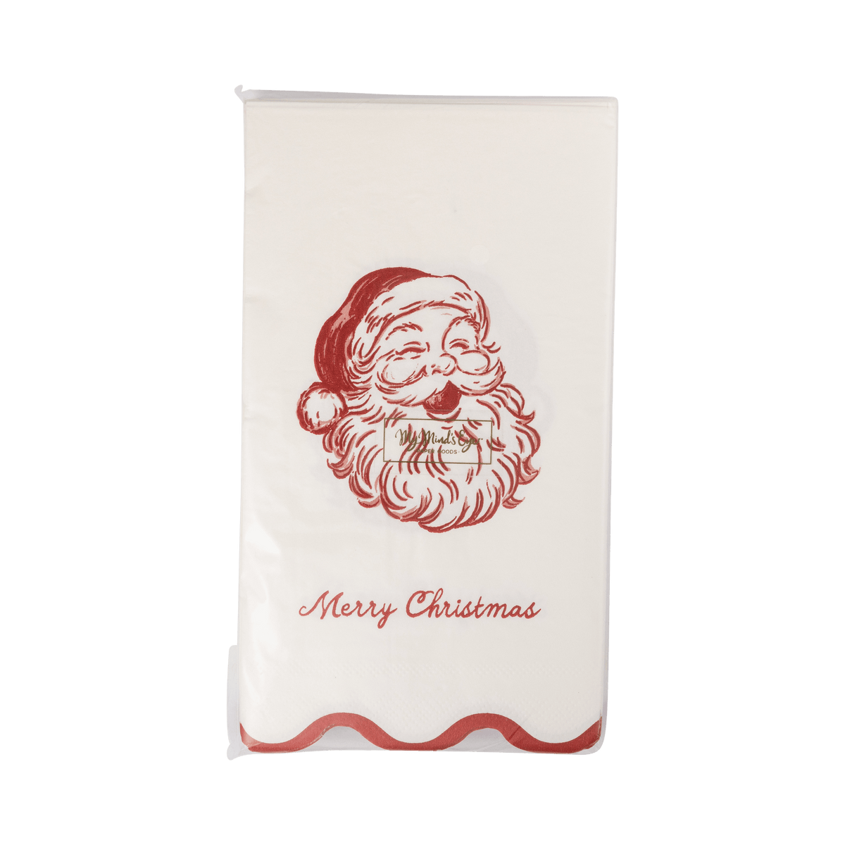 JOL1339 - Vintage Santa Merry Christmas Paper Dinner Napkins - Bria Blair Creative