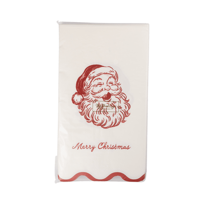 JOL1339 - Vintage Santa Merry Christmas Paper Dinner Napkins - Bria Blair Creative