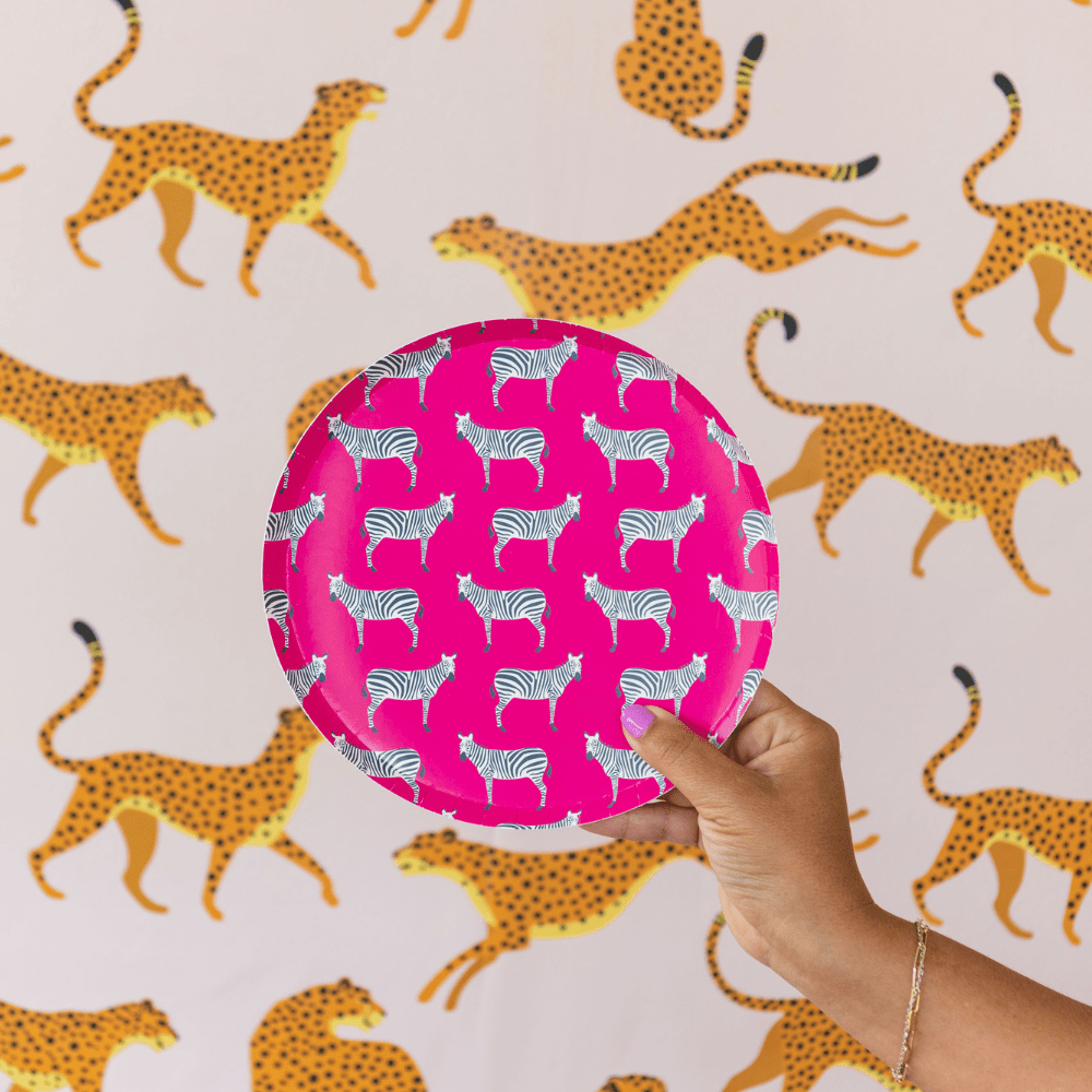Jungle Animals Dessert Plates - Bria Blair Creative