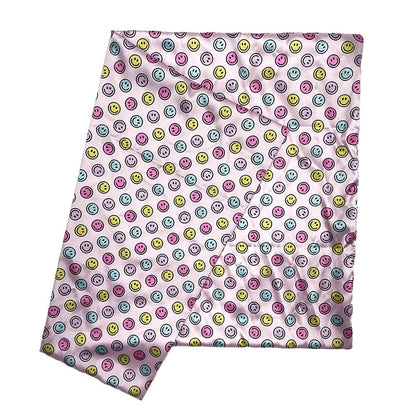 Karma Smiley Satin Pillowcase Bedding Anti Frizz Pillow Case - Bria Blair Creative
