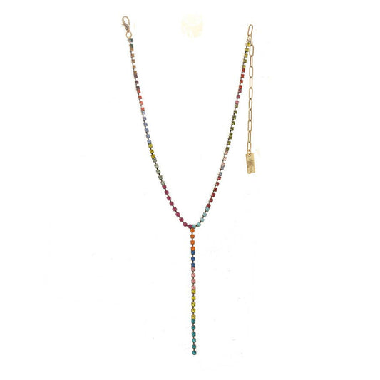 Kassandra Necklace in Multi: Antique Silver - Bria Blair Creative