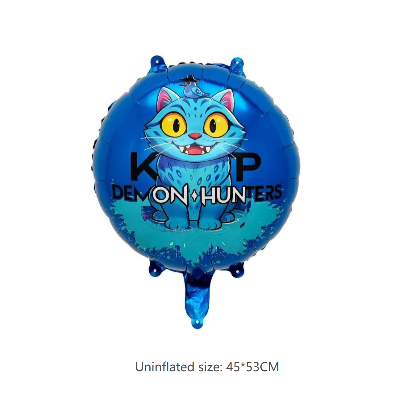 KDH K - pop inspired printed aluminum foil balloon - 50unit: 18 - inch Demon Hunter Girl Double - Sided Sphere - Bria Blair Creative