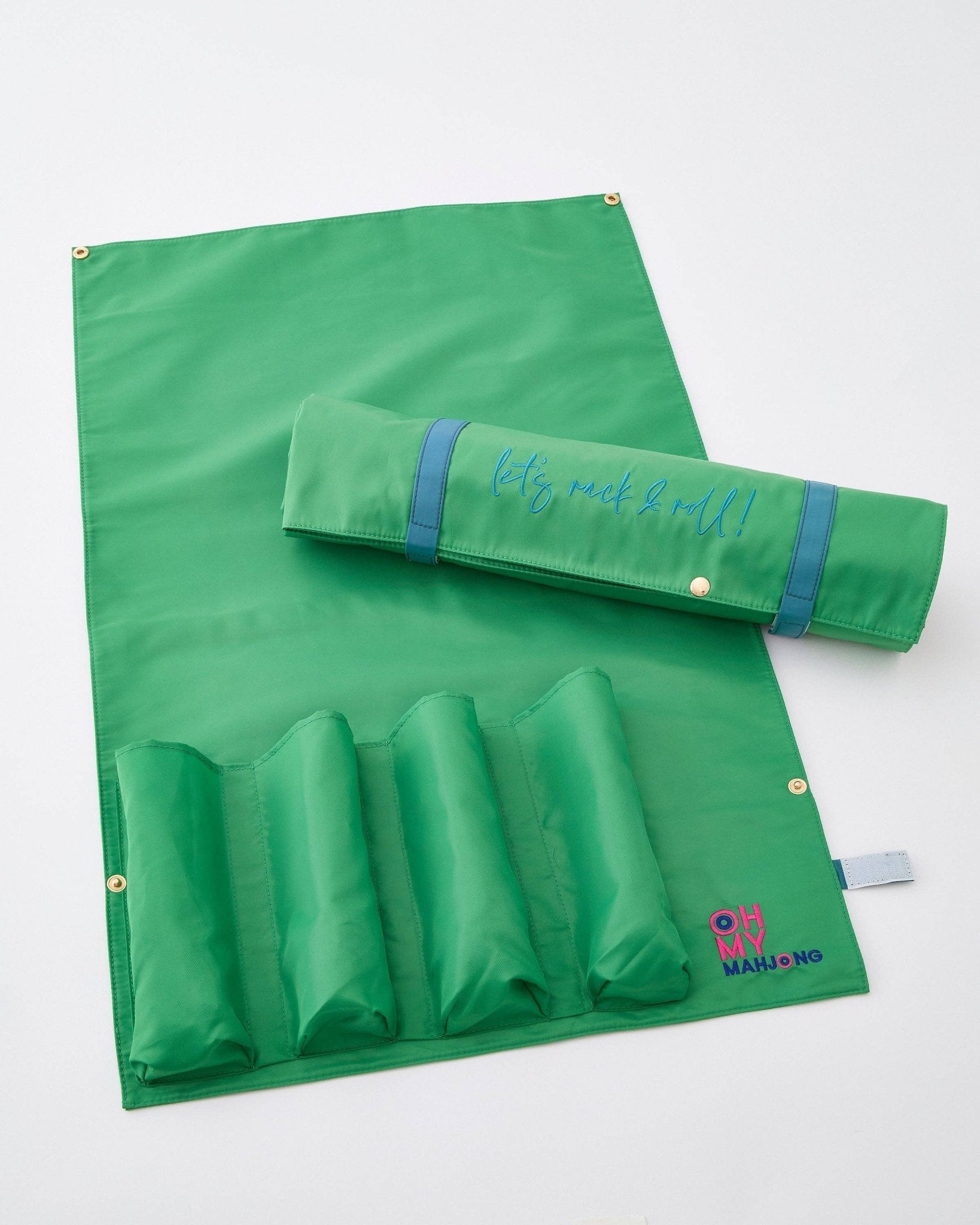 Kelly Green Let's Rack & Roll Bag - Bria Blair Creative