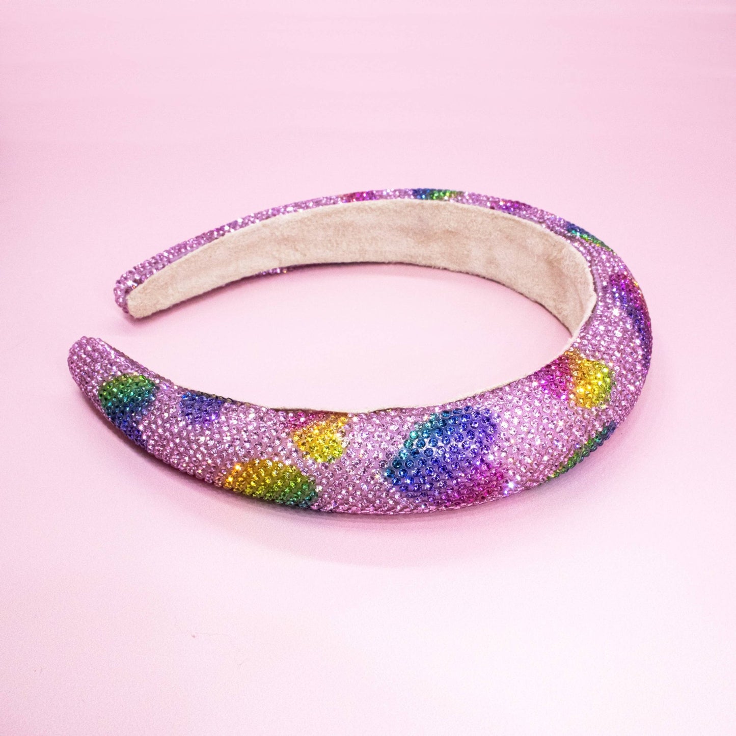 Kids Heart Headband - Padded Rhinestone Hair Band for Girls - Bria Blair Creative