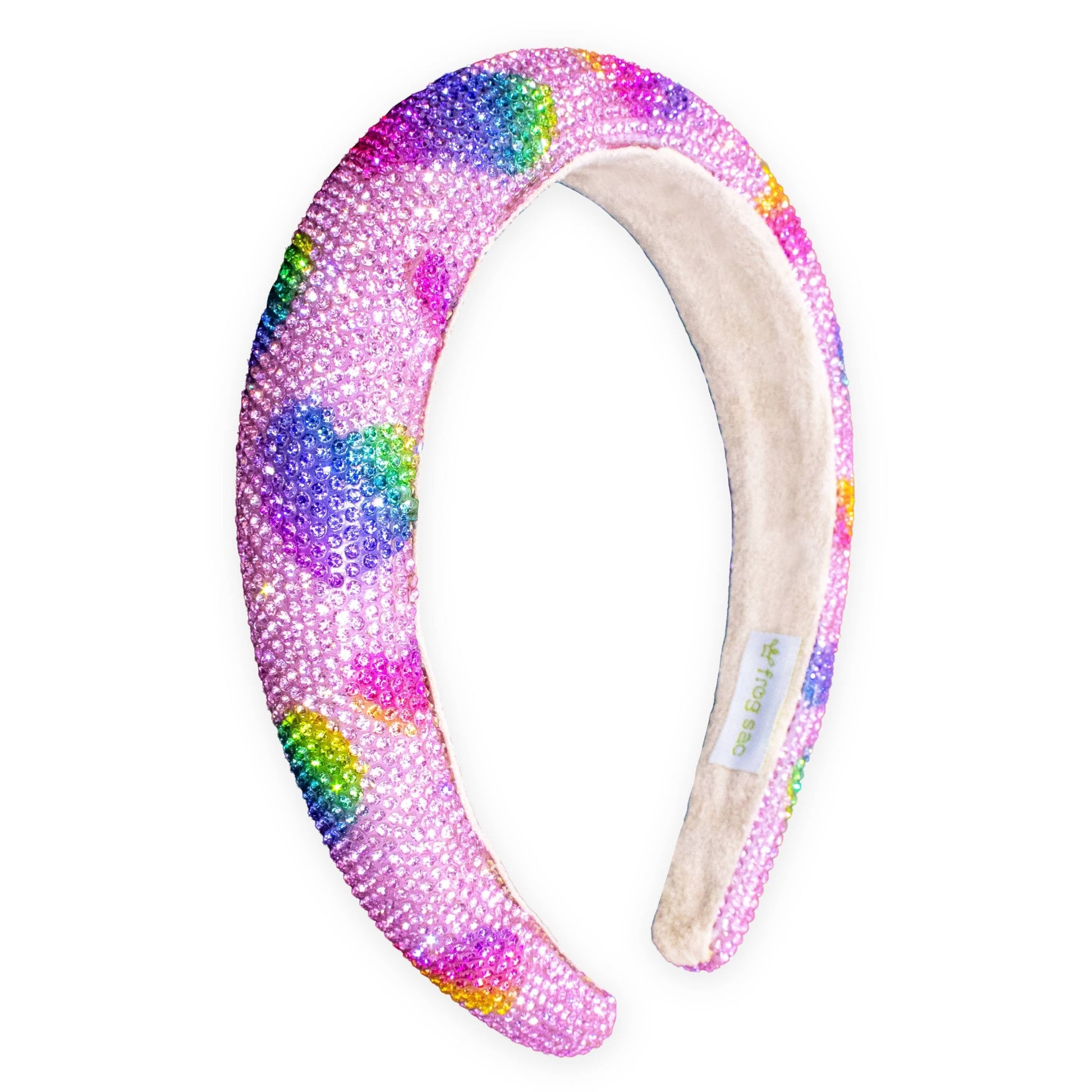 Kids Heart Headband - Padded Rhinestone Hair Band for Girls - Bria Blair Creative
