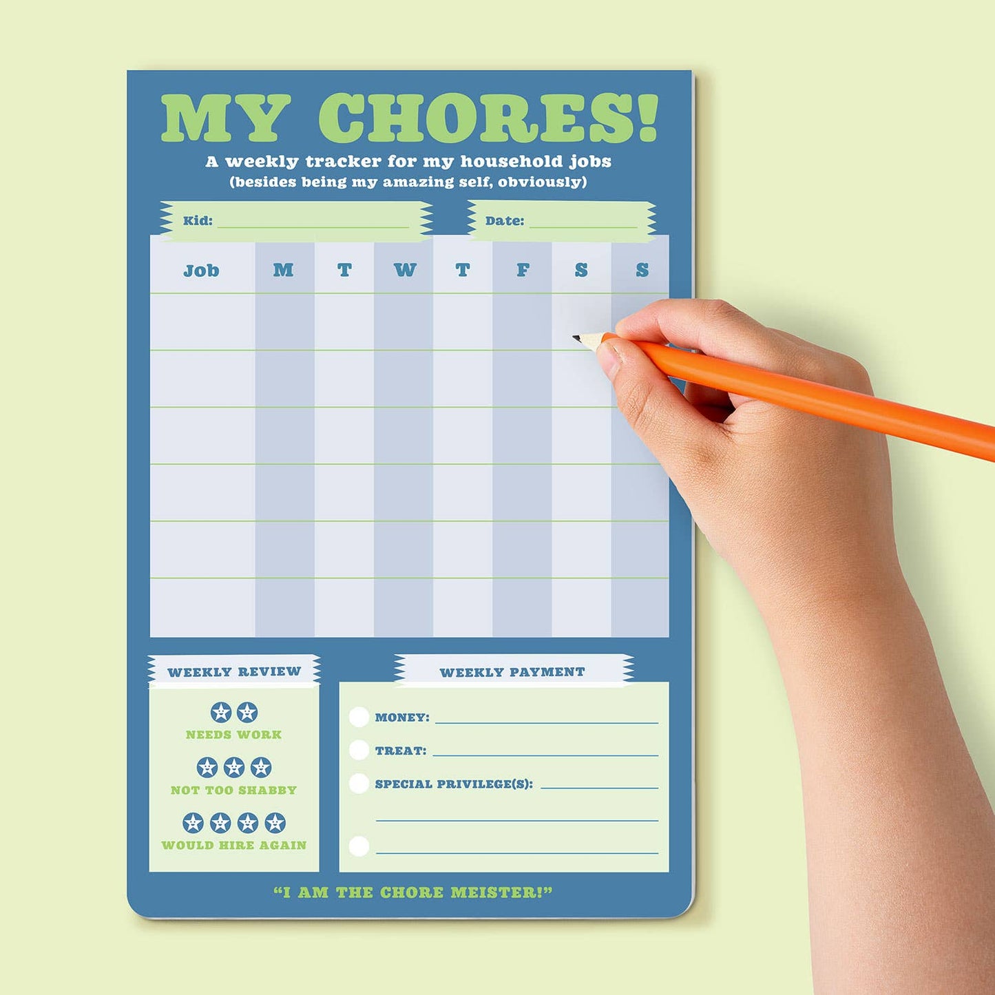 Knock Knock Kids - Chore Chart Can - Do Pads - Bria Blair Creative