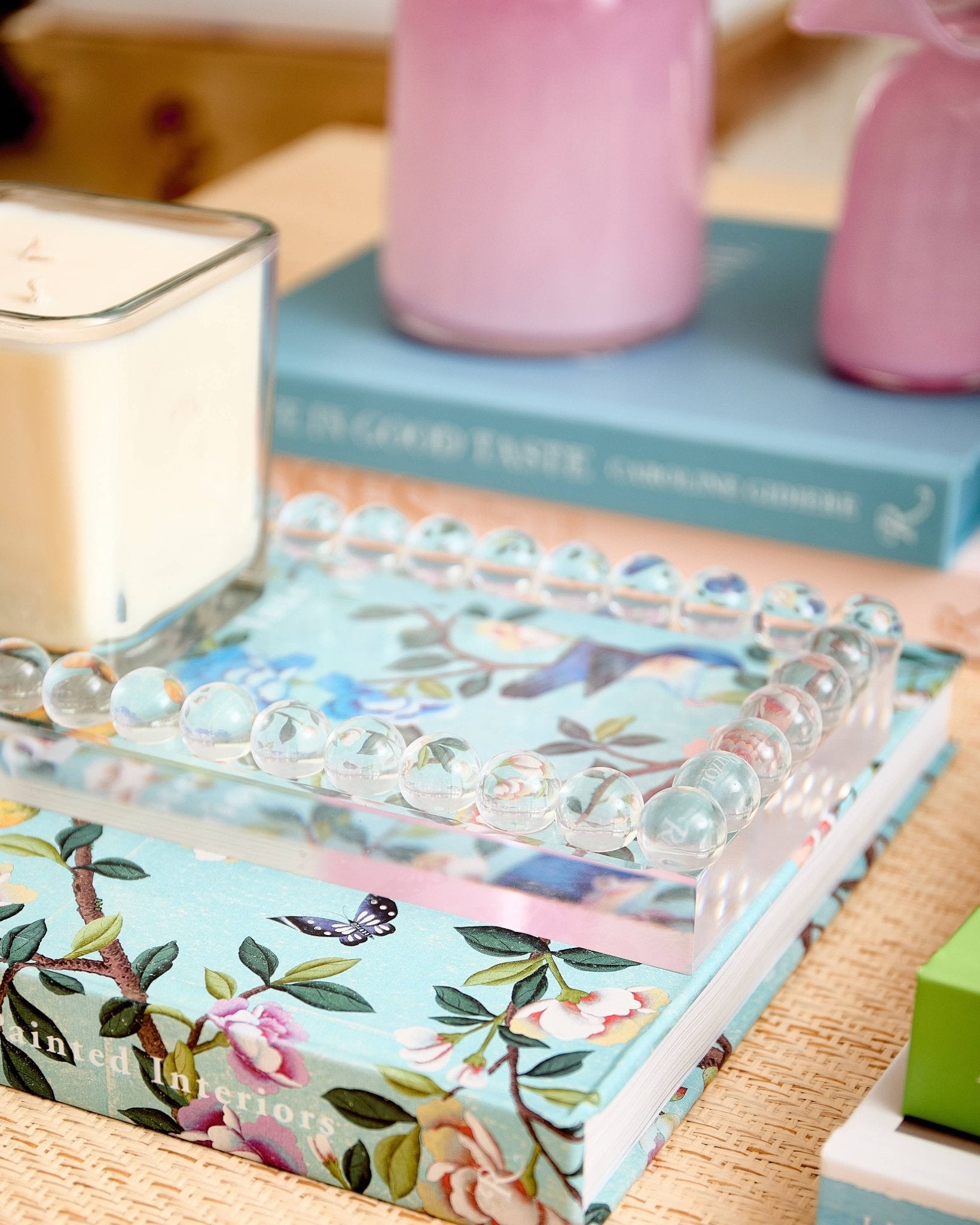 Large Bubble Lucite Tray - Bria Blair Creative