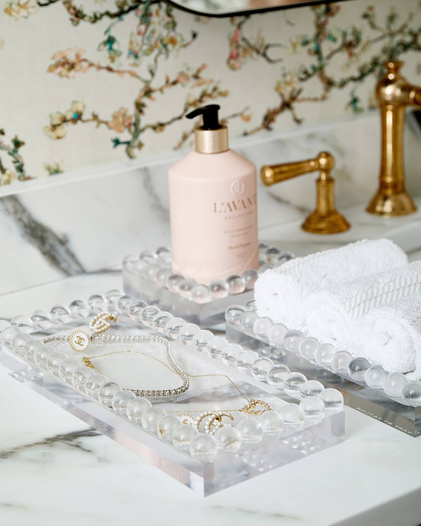 Large Bubble Lucite Tray - Bria Blair Creative