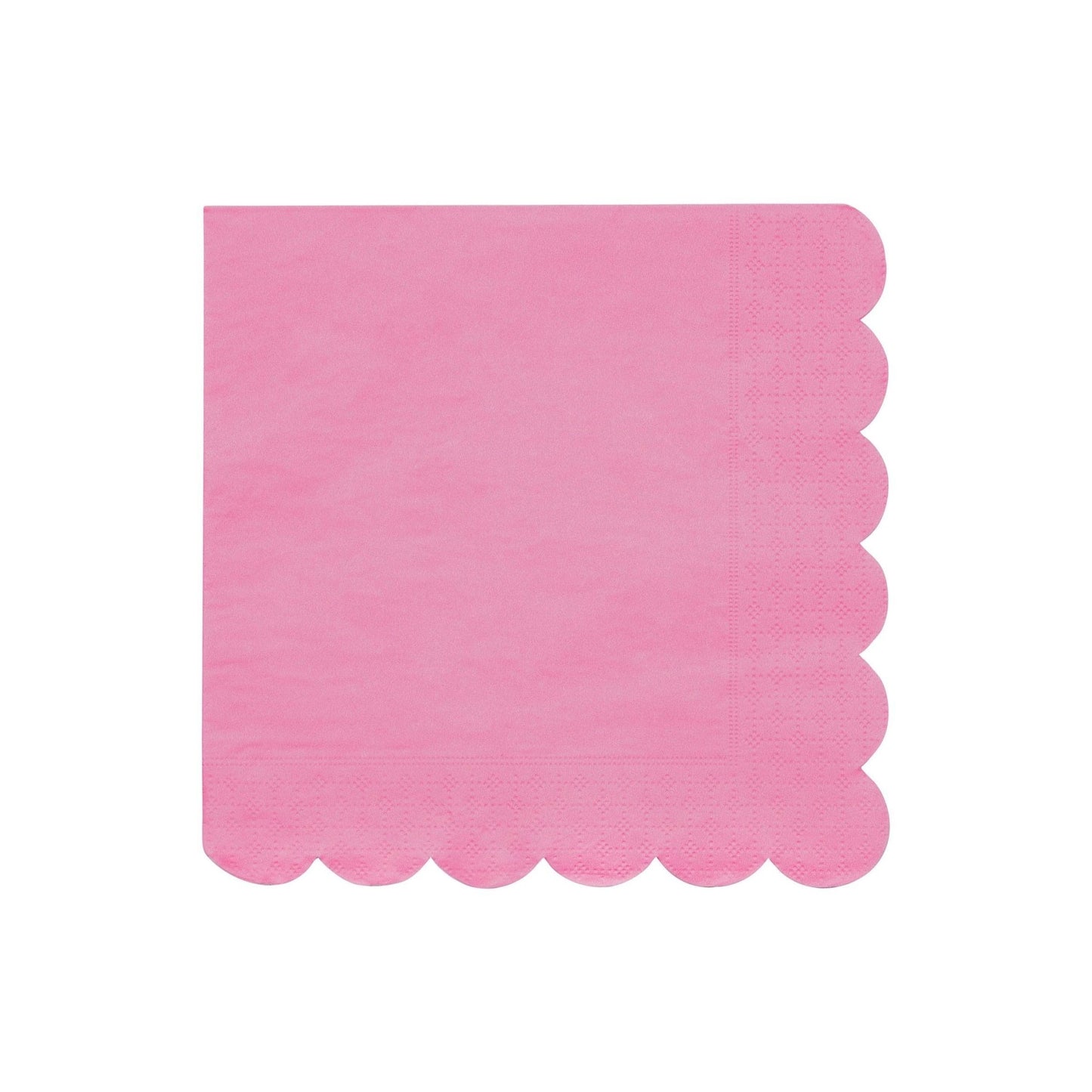 Large Bubblegum Pink Paper Napkins - Bria Blair Creative