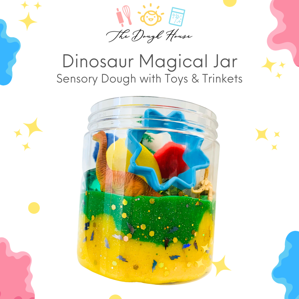 Large Dinosaur Magical Jars - Bria Blair Creative