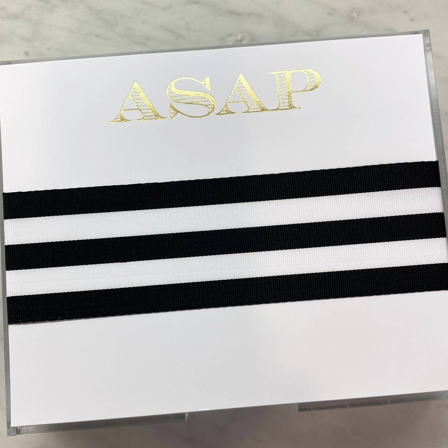 Large Gold Foil ASAP Notepad - Bria Blair Creative