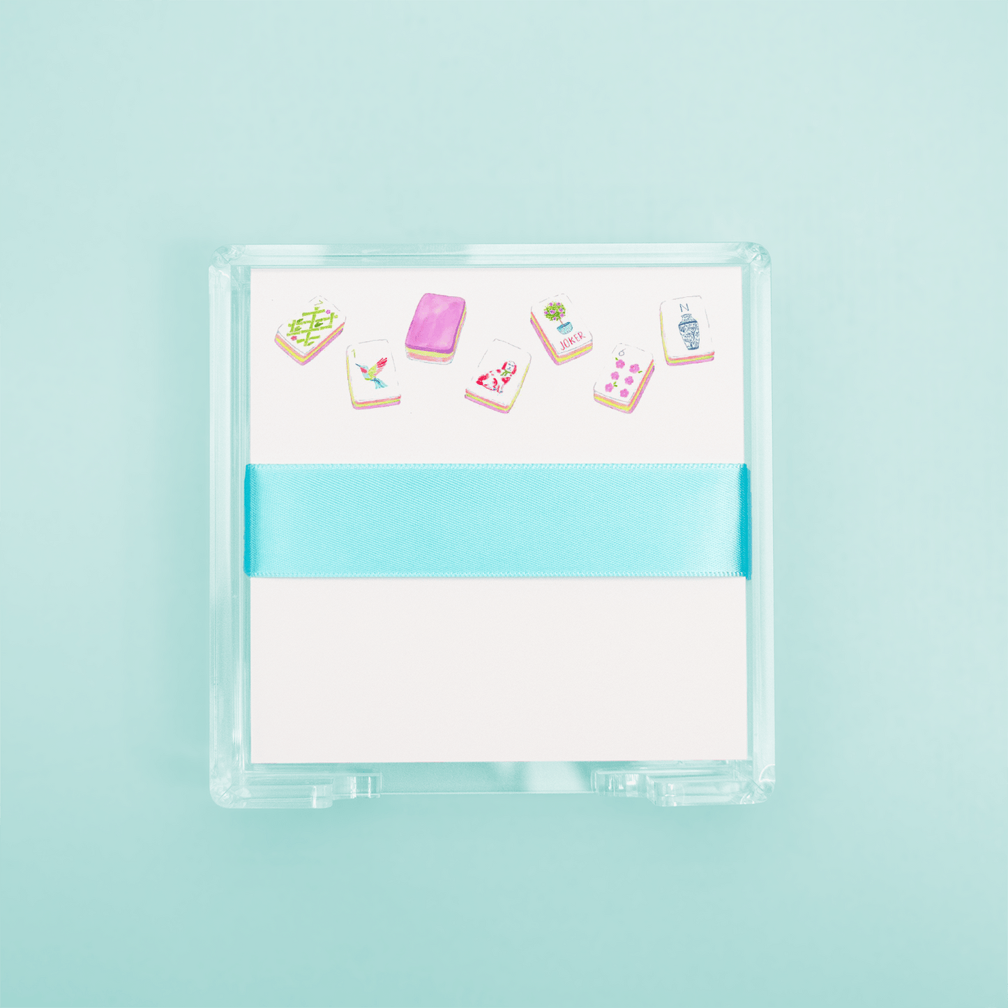 Large Mahjong Tiles Desk Set: Desk Set - Bria Blair Creative
