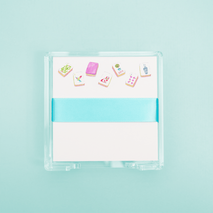 Large Mahjong Tiles Desk Set: Desk Set - Bria Blair Creative
