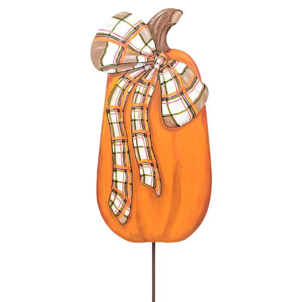 Large Modern Plaid Pumpkin - Bria Blair Creative
