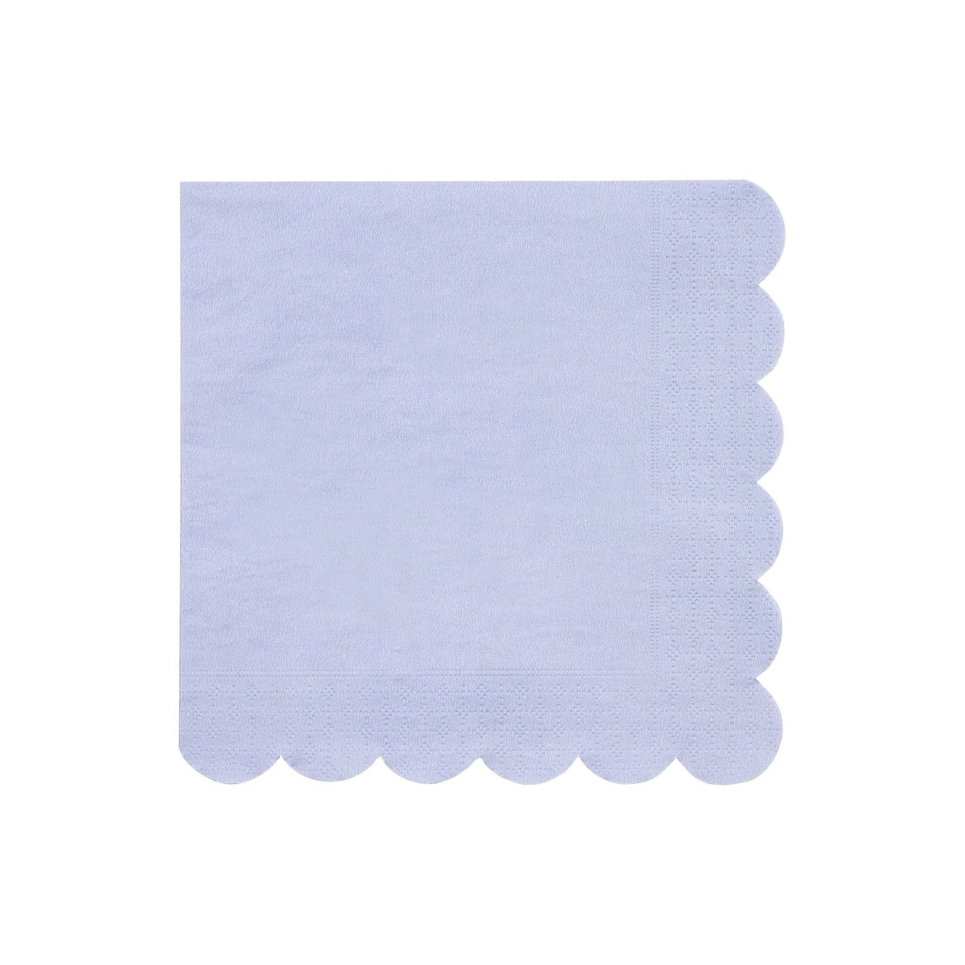 Large Soft Lilac Paper Napkins - Bria Blair Creative
