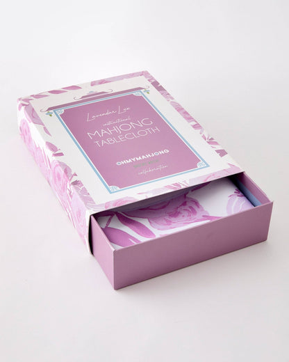 Lavender Lux Instructional Mahjong Tablecloth - Bria Blair Creative
