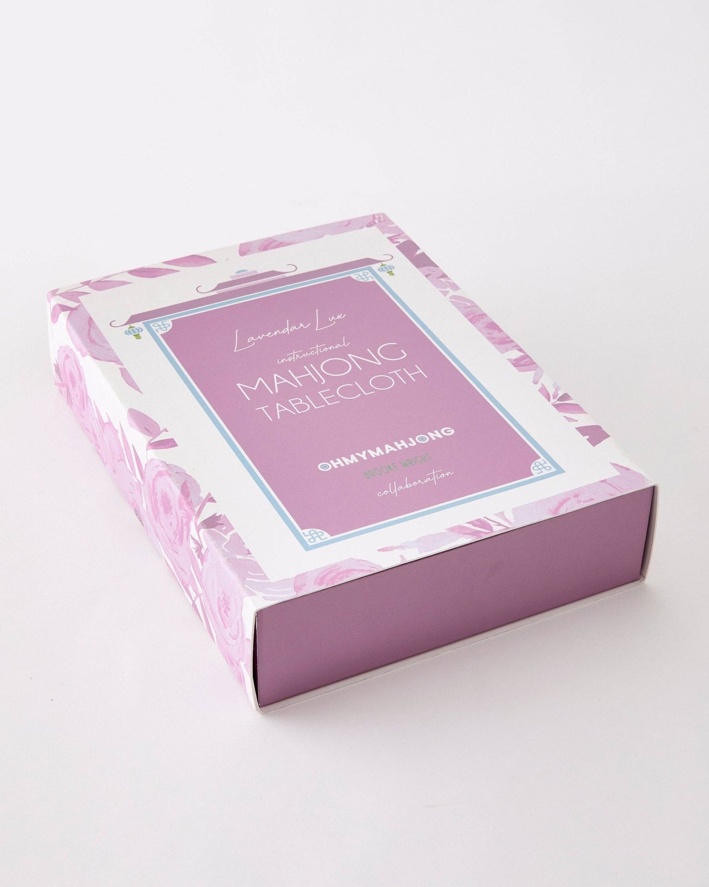 Lavender Lux Instructional Mahjong Tablecloth - Bria Blair Creative