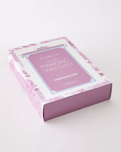 Lavender Lux Instructional Mahjong Tablecloth - Bria Blair Creative