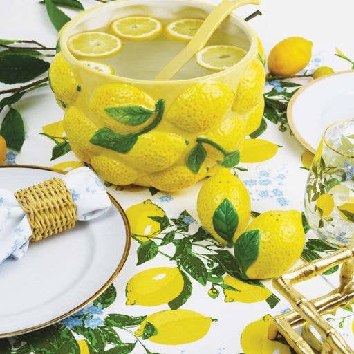 Lemon Punch Bowl & Ladle - Bria Blair Creative