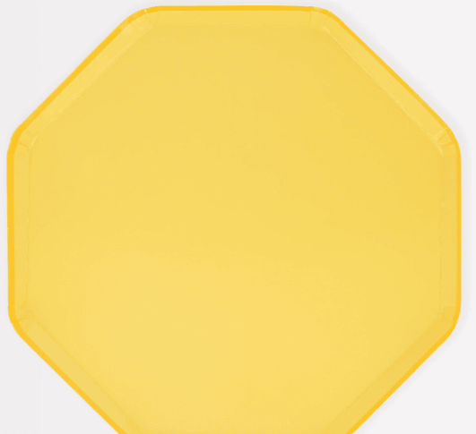 Lemon Sherbet Dinner Plates (x 8) - Bria Blair Creative