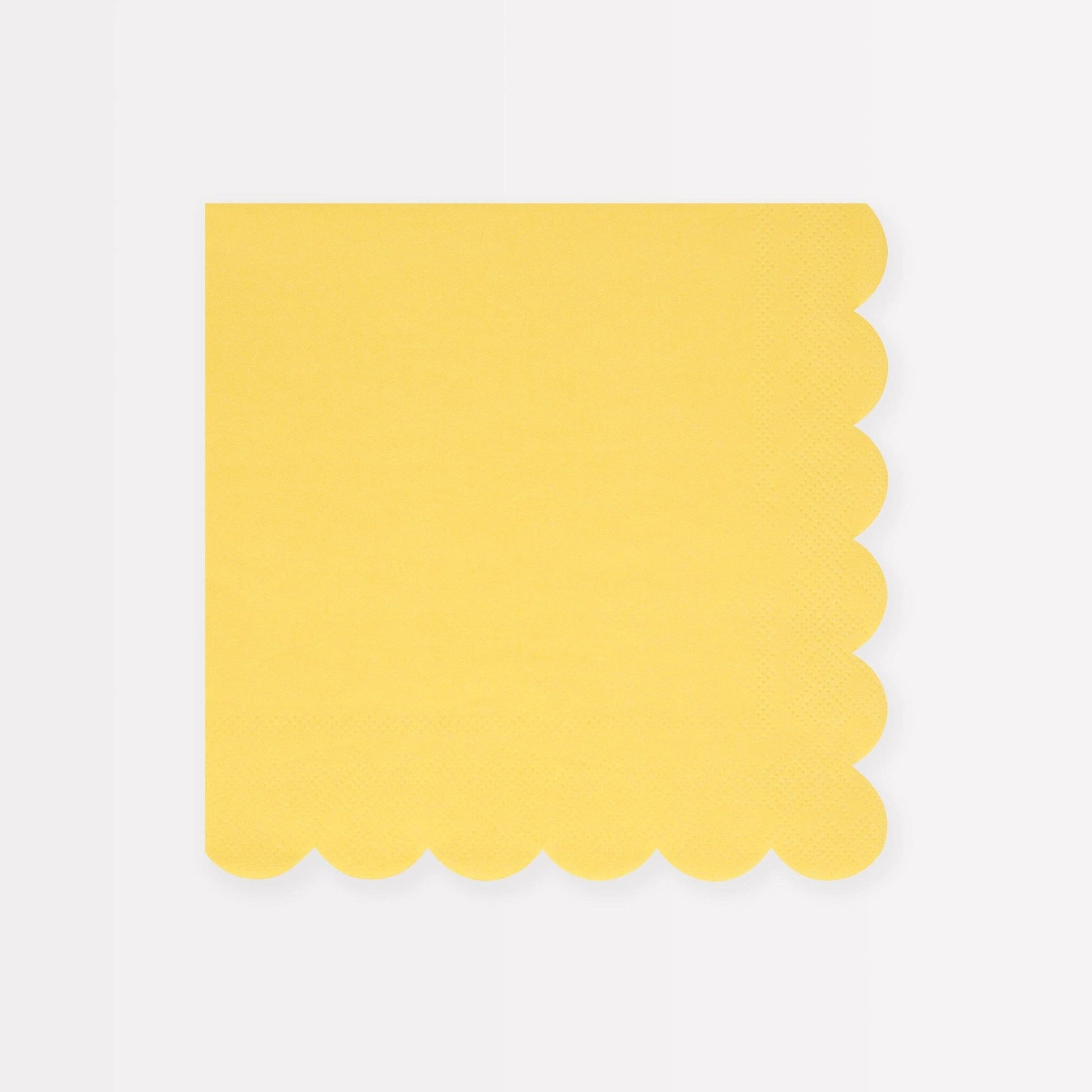 Lemon Sherbet Large Napkins - Bria Blair Creative