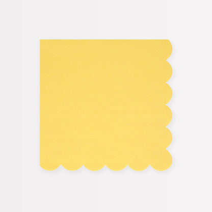 Lemon Sherbet Large Napkins - Bria Blair Creative